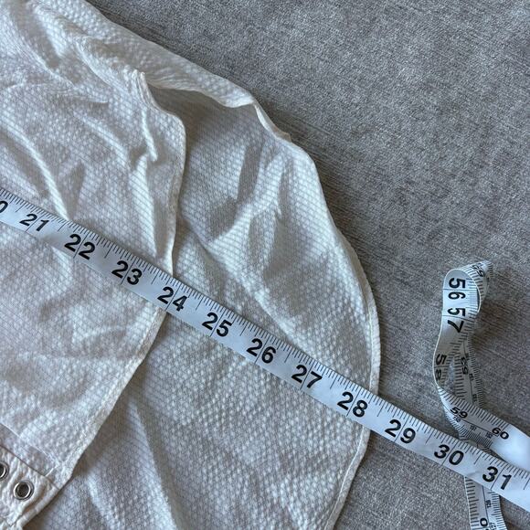 Veronica Beard Cream Blouse Top - Picture 7 of 7